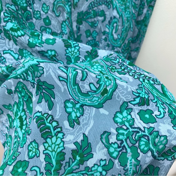 East UK Ladies Size XL Semi Sheer Tunic Blouse Loose Fit Oversized Teal Blue - Picture 7 of 9